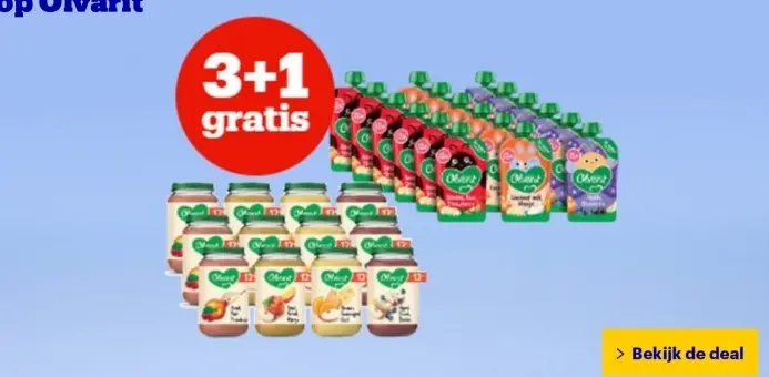 Aanbieding: Olvarit baby food
