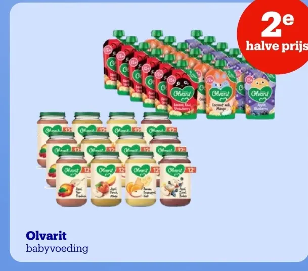 Aanbieding: Olvarit babyvoeding