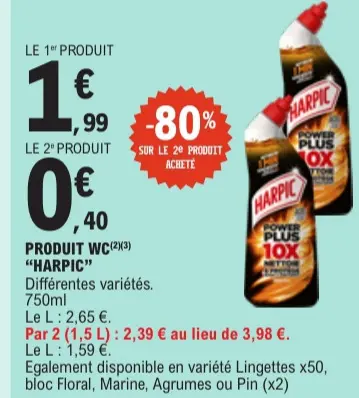 Promotie: Produit wc "HARPIC"