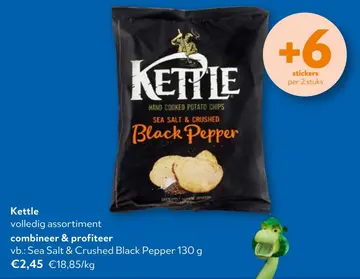 Aanbieding: Kettle Sea Salt & Crushed Black Pepper
