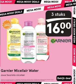 Aanbieding: Garnier Micellair Water