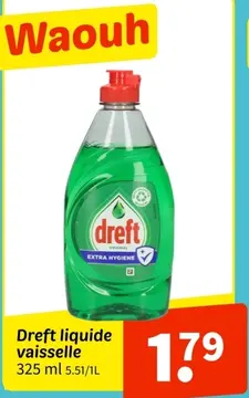 Offre: Dreft liquide vaisselle