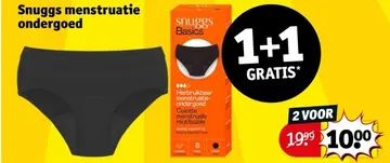 Aanbieding: Snuggs menstruatie ondergoed