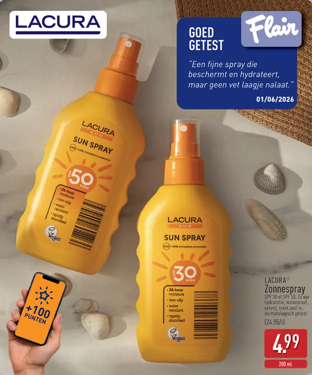 Promotie: Zonnespray