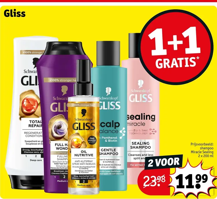 Aanbieding: Gliss Shampoo
