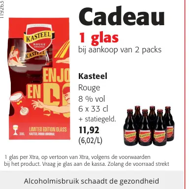 Promotie: Rouge 8 % vol