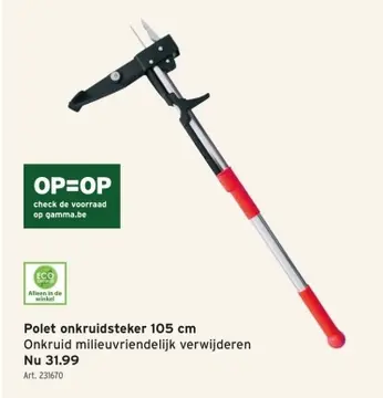 Aanbieding: Polet onkruidsteker