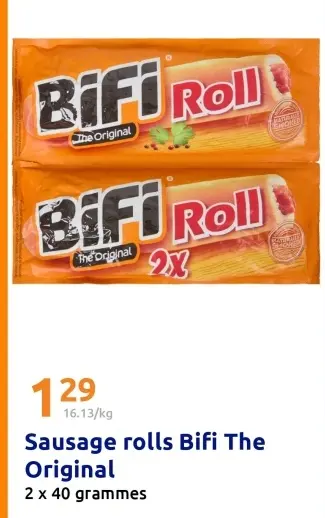 Offre: Sausage rolls Bifi The Original