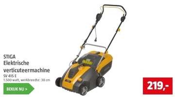 Aanbieding: STIGA Elektrische verticuteermachine SV 415 E