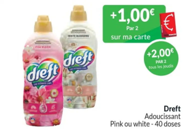 Offre: Adoucissant Pink ou white