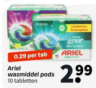 Aanbieding: Wasmiddel pods