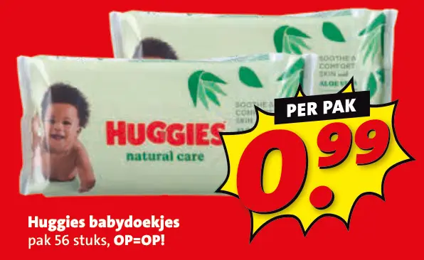 Aanbieding: Huggies babydoekjes