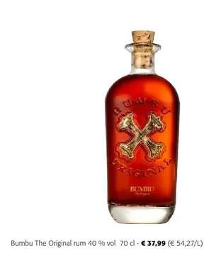 Aanbieding: Bumbu The Original rum
