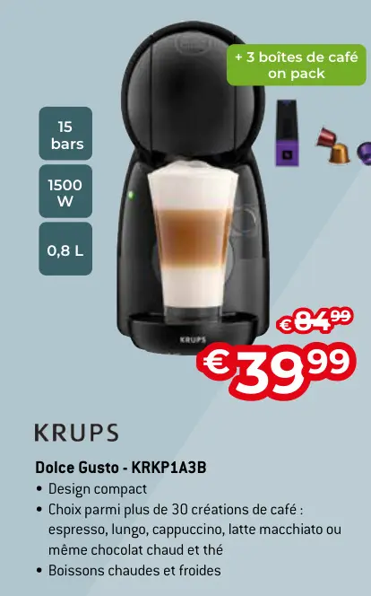 Offre: Dolce Gusto - KRKP1A3B