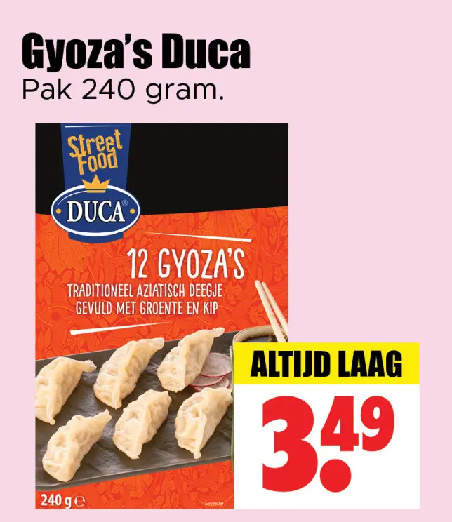 Aanbieding: Gyoza's