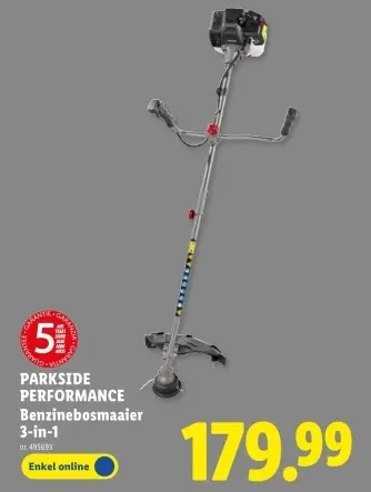 Promotie: Benzinebosmaaier 3-in-1