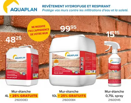 Offre: Mur-étanche