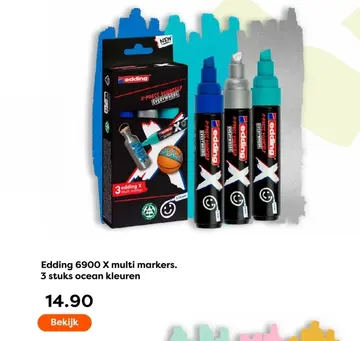 Aanbieding: Edding 6900 X multi markers