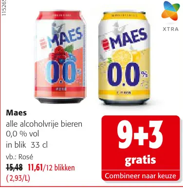 Promotie: Maes alle alcoholvrije bieren