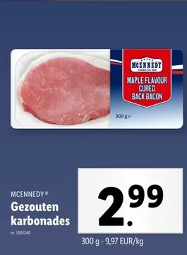 Aanbieding: Gezouten karbonades