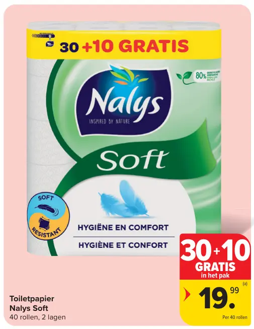 Promotie: Toiletpapier Soft