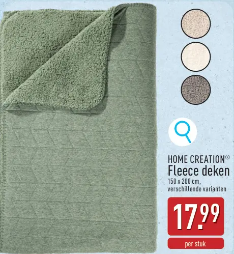 Promotie: Fleece deken