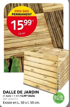 Offre: Dalle de jardin