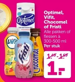 Aanbieding: Optimel, Vifit, Chocomel of Fristi