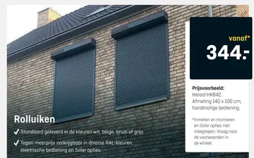 Aanbieding: Rolluiken