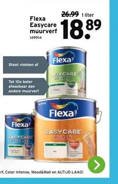 Aanbieding: Flexa Easycare muurverf