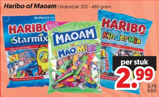 Aanbieding: Haribo of Maoam