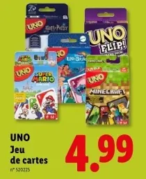 Offre: UNO Jeu de cartes