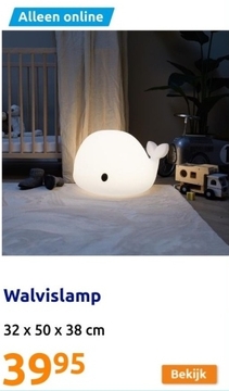 Aanbieding: Walvislamp
