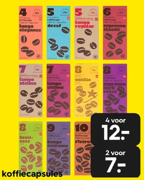 Aanbieding: Koffiecapsules