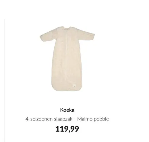 Aanbieding: 4-seizoenen slaapzak - Malmo pebble