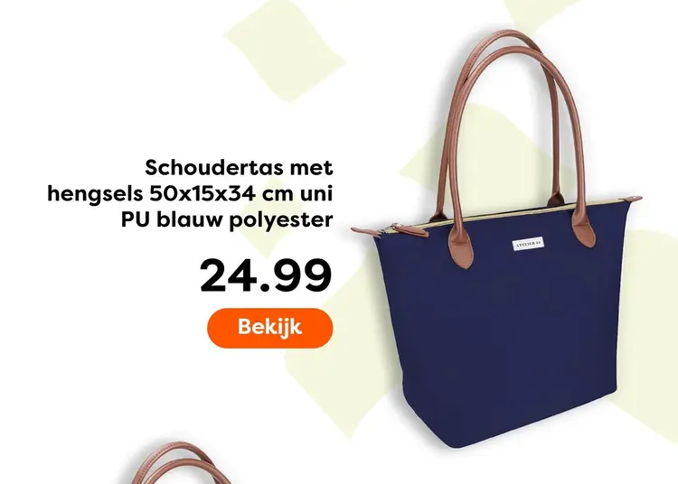 Aanbieding: Schoudertas met hengsels