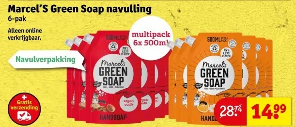 Aanbieding: Green Soap navulling