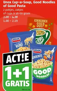 Aanbieding: Unox Cup-a-Soup, Good Noodles of Good Pasta