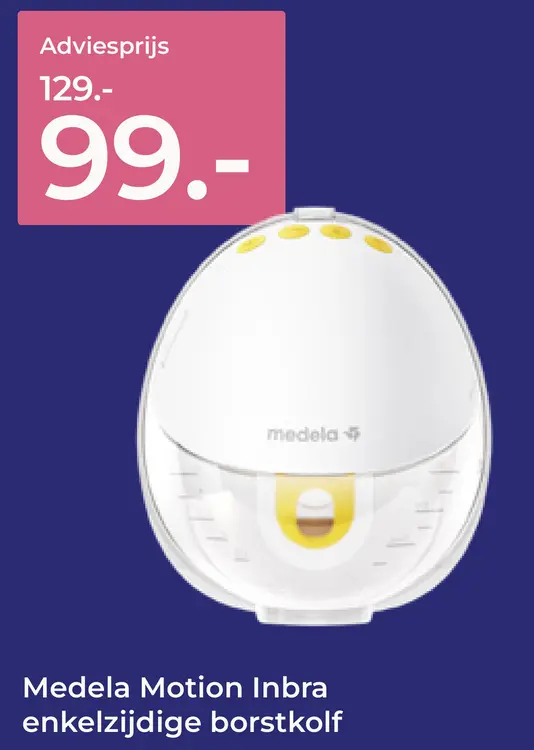 Aanbieding: Medela Motion Inbra enkelzijdige borstkolf