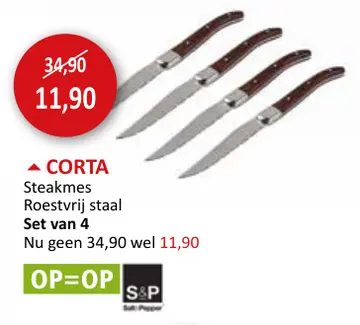 Aanbieding: Corta Steakmes