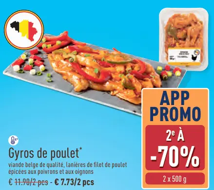 Offre: Gyros de poulet