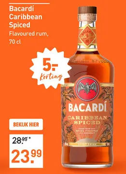 Aanbieding: Bacardí Caribbean Spiced