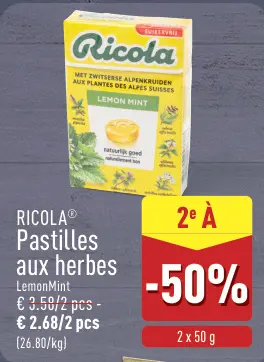Offre: Pastilles aux herbes