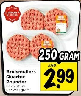 Aanbieding: Brulsmullers Quarter Pounder