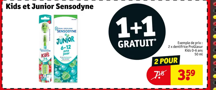 Offre: Kids et Junior Sensodyne