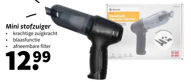 Aanbieding: Mini stofzuiger