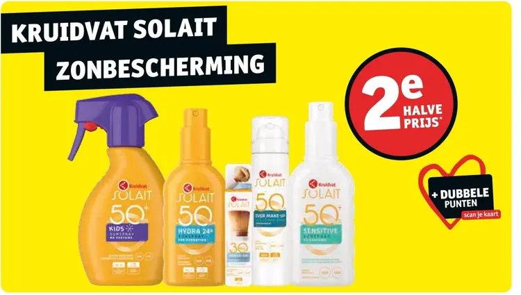 Promotie: Kruidvat Solait Zonbescherming