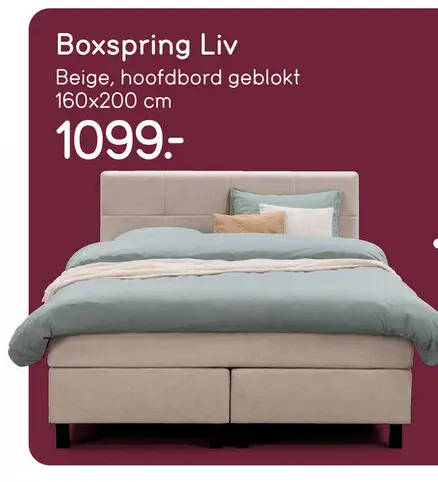 Aanbieding: Boxspring Liv