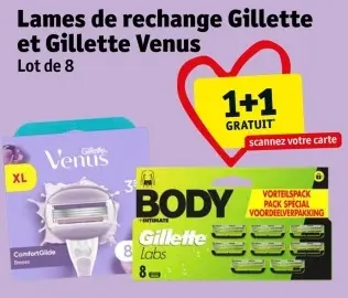 Offre: Lames de rechange Gillette et Gillette Venus