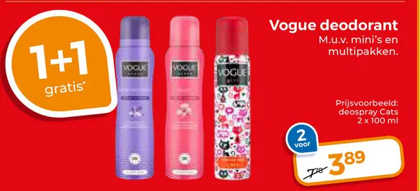 Aanbieding: Vogue deodorant